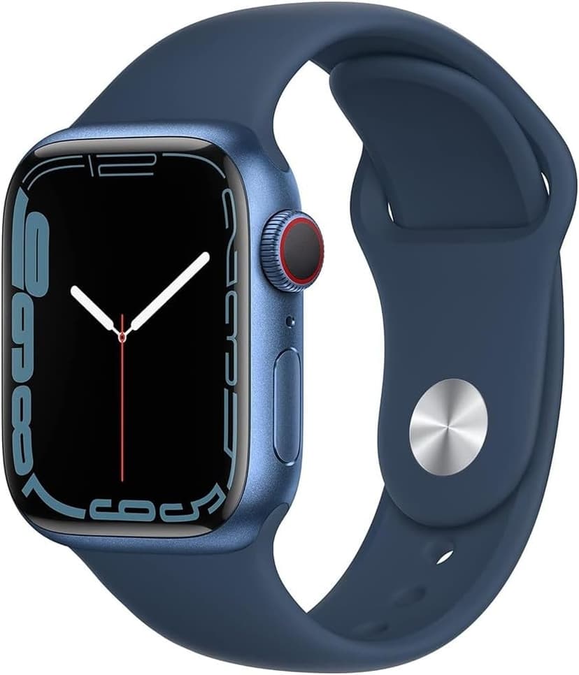 Refurbished Apple Watch Series 7 Aluminum 41mm A2473 (GPS Only, No Cellular) Blue (Grade A+)