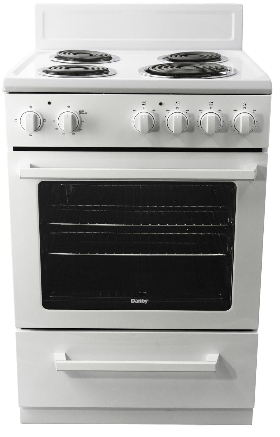 Danby DERM240WC 24" Wide Electric Range in White