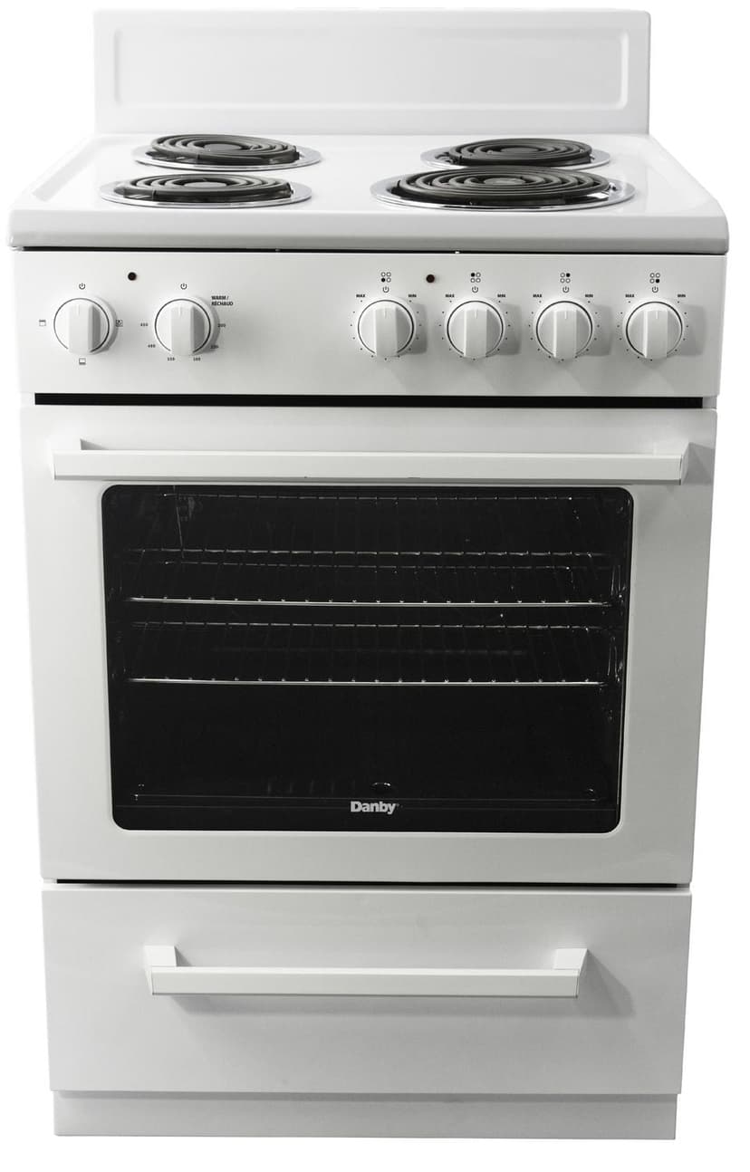 Danby DERM240WC 24" Wide Electric Range in White