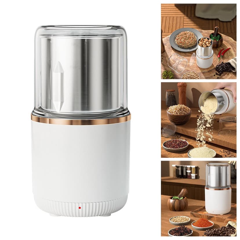 Multifunctional Kitchen and Grinder for Coffee with Detachable Stainless Steel Cup Easy Cleaning Low Noise Design