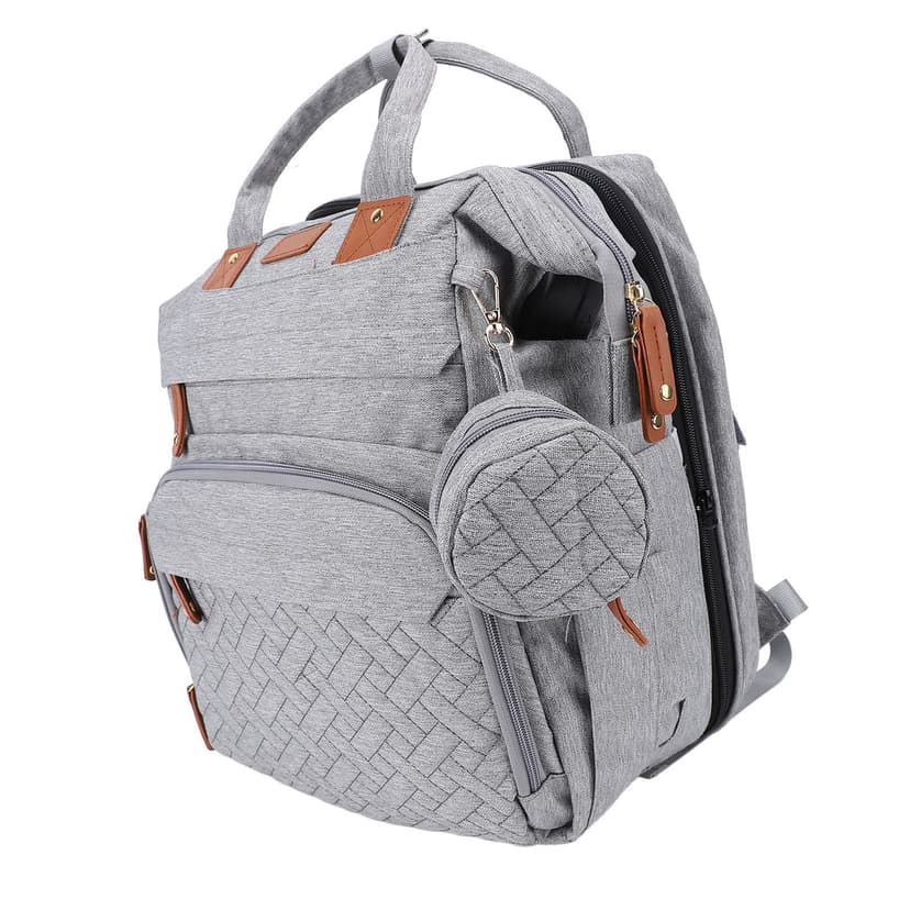 Bag Diaper Bag Foldable Multifunctional Baby Diaper Backpack with USB Charging Port for Travel