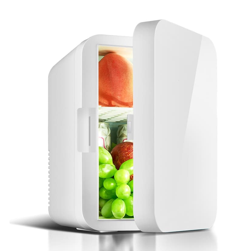 Mini Refrigerator Compact Refrigerator Single Door Mini Fridge 8L Mini Refrigerator Stylish Space Saving Multipurpose Single Door Mini Fridge With Freezer For Home And Car CN Plug