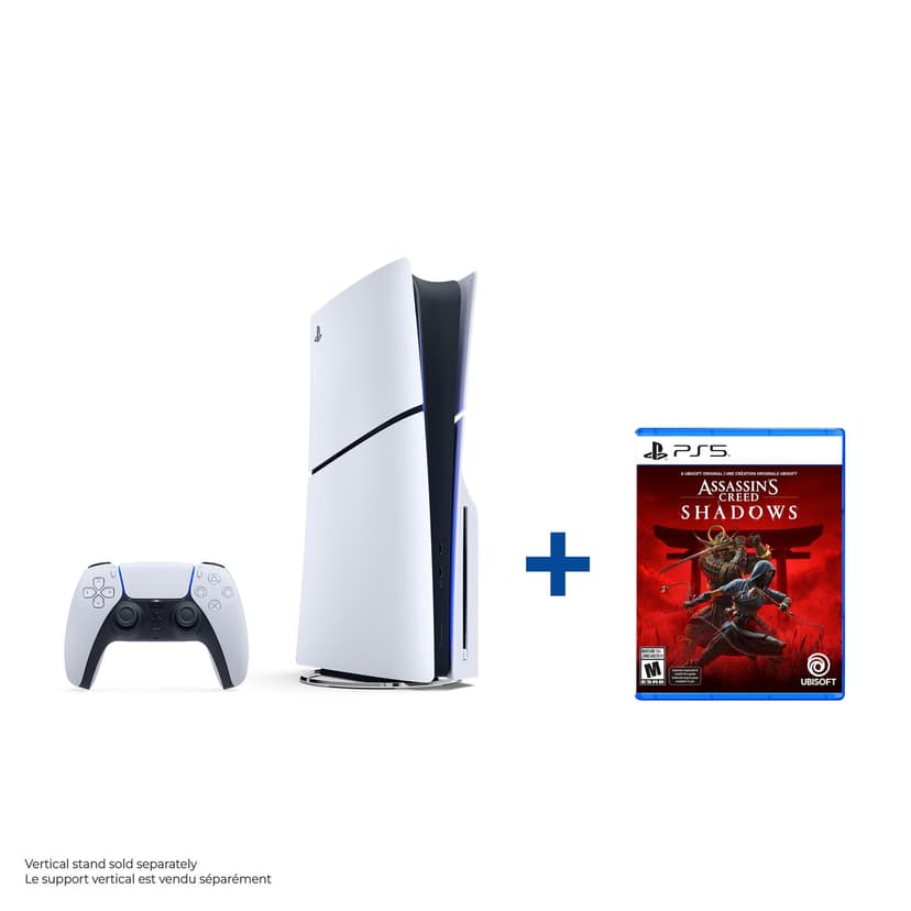 PlayStation®5 console – 1TB PLUS Assassins Creed Shadows (Playstation 5), Bundle