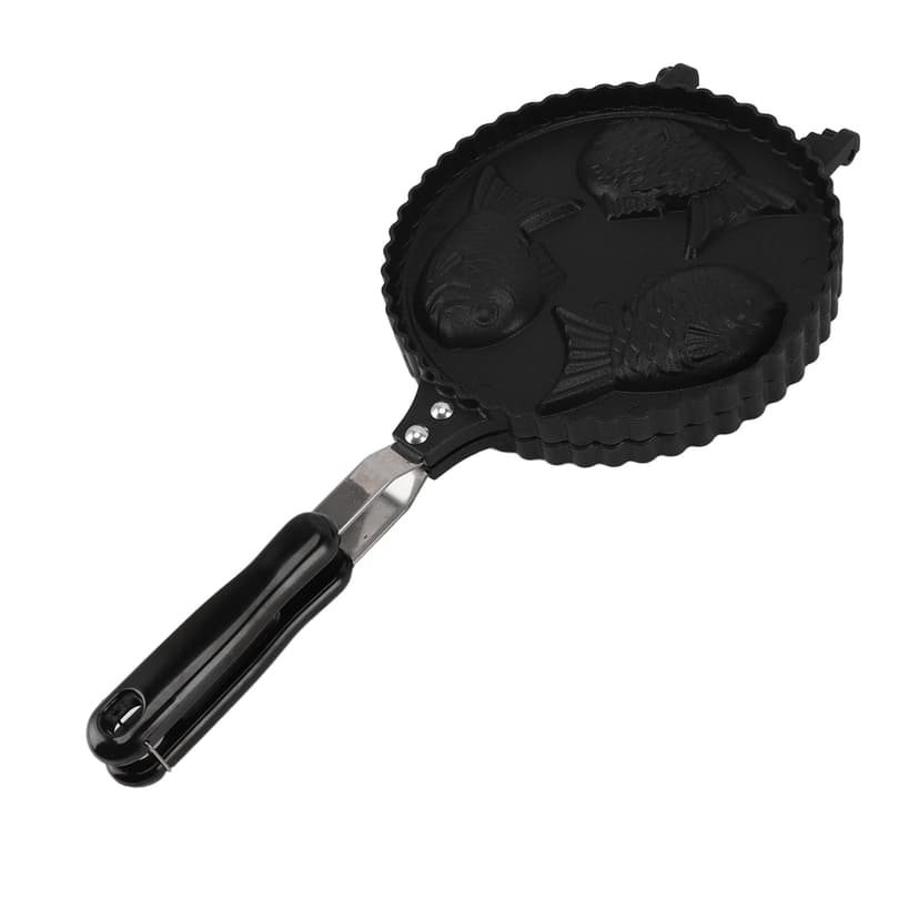 Taiyaki Pan, 3 Fish Cute Fish Waffle Maker Pan for Home
