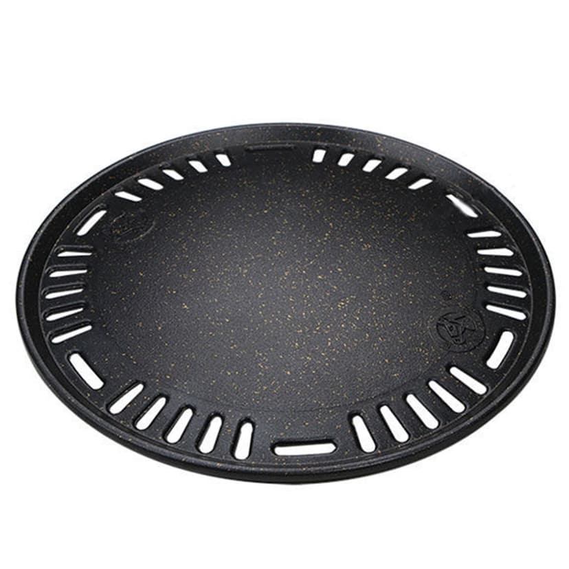 Korean BBQ Grill Pan, BBQ Grill Pan Medical Ston for Indoor for Lamb Chops