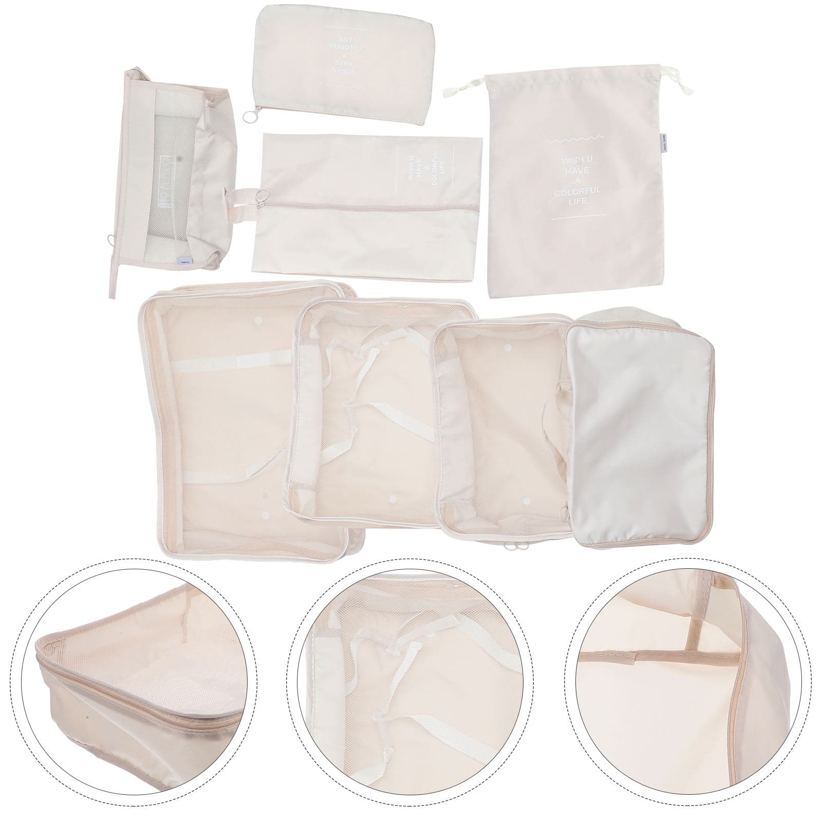 OULII 1 Set Travel Accessories Rectangular Shape for Luggage Storage Solutions