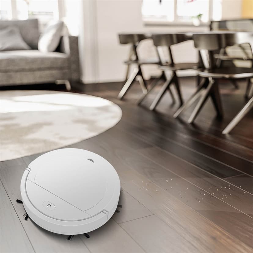 Wamans Robotic Vacuums Robot Vacuum Cleaner,Cleaning Robot Household Vacuum Cleaner And Mop 3 in 1,Applicable to Hard Floor,1800Pa Strong Suction,Ultra-Thin,Daily Cleaning
