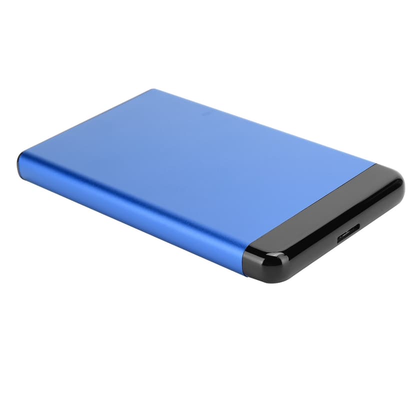Mobile Hard Disk Enclosure, 8TB Ultra Slim External Hard Drive USB3.0 Portable 2.5in SSD HDD Aluminum Alloy Enclosure Drive for Outdoor Working Laptop Accessories Computer