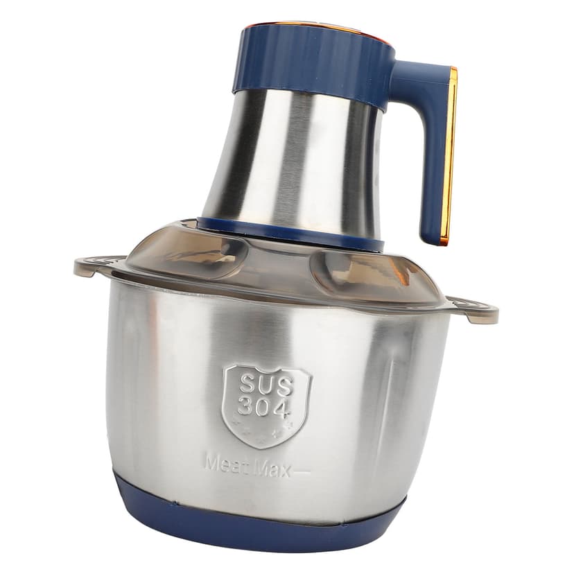 500W Electric Food Processor 5L Stainless Steel Large Capacity Multifunctional with Easy Cleaning for Home Kitchen