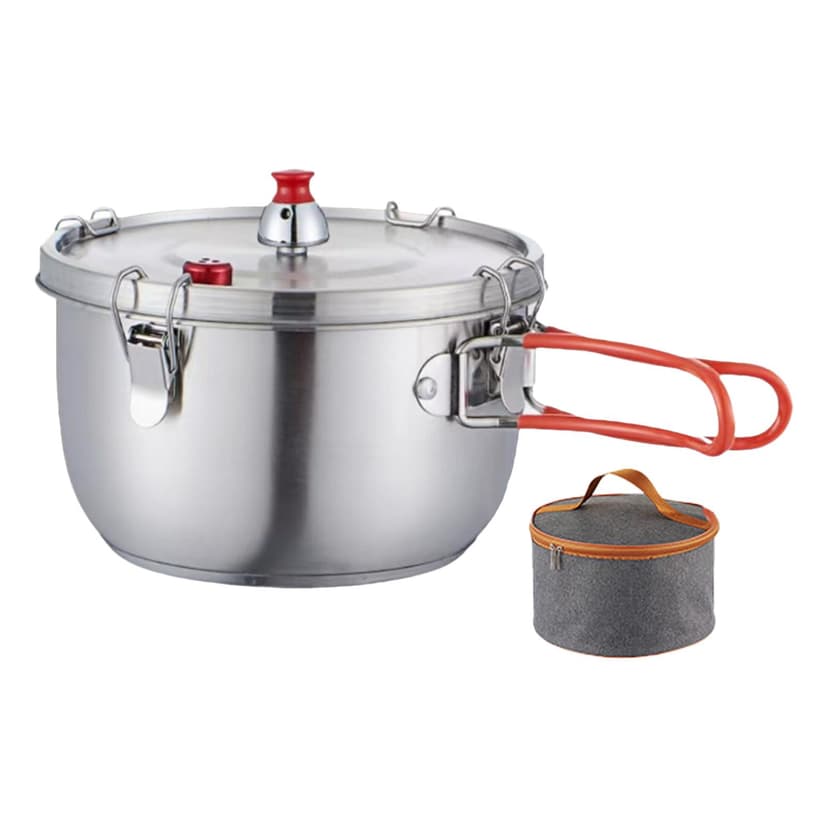 DOLITY Stainless Steel Pressure Cooker Canning,Fast Cooking,Security Features for Restaurant,Indoor Outdoor Professional Hotel Kitchen Double handle