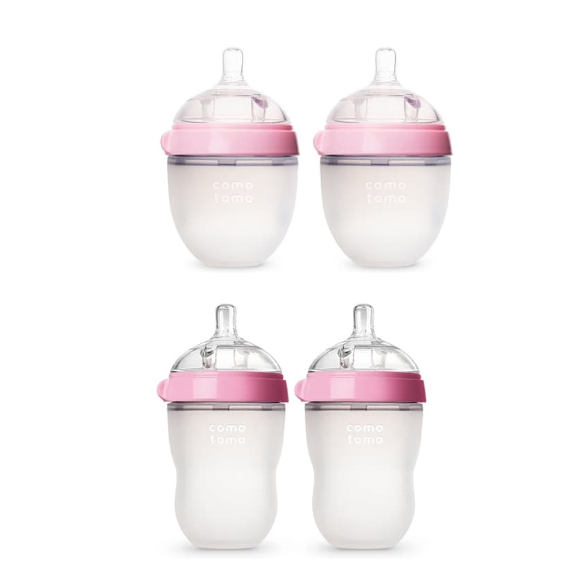 Comotomo Double Pack Bundle, Pink (2x250ml, 2x150ml)