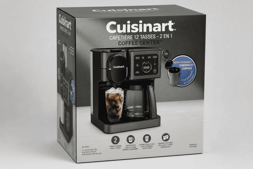 Cuisinart Coffee Center 2-in-1 12 Cup Coffeemaker SS-32PCC