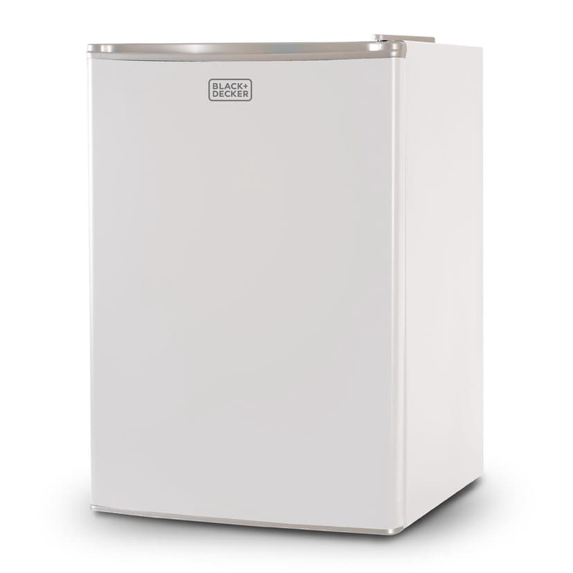 Black + Decker BCRK25W Compact Refrigerator Energy Star Single Door Mini Fridge with Freezer, 2.5 Cubic Ft., White