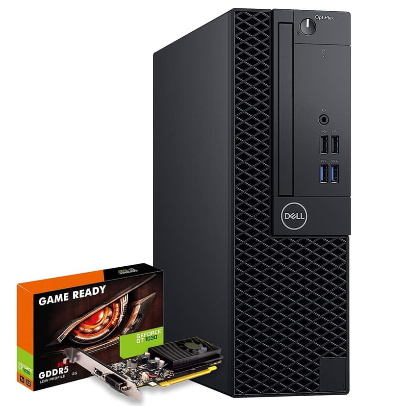 A Grade Gaming PC - Dell 3060 Computer Desktop PC | Hexa Core i5 Processor | 8GB DDR4 RAM 256 (SSD) | WiFi | Bluetooth 4.0 | GeForce GT1030 2GB DDR5 (HDMI) | Windows 11 Pro
