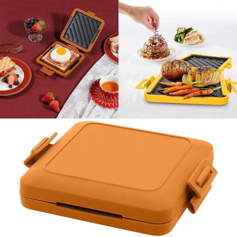 Ggdda Microwave Toastie Sandwich Maker Munchy Microwave Toastie Maker Microwavable Toastie Maker Toastie Maker With Adjustable Silicone Straps No Electricity Wireless (Clearance)
