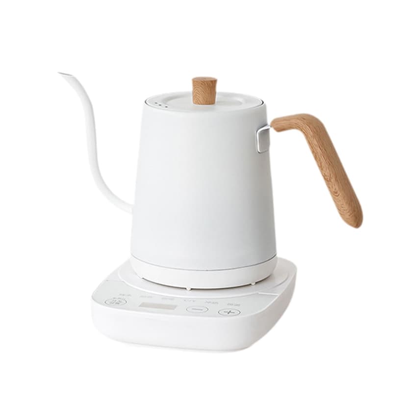 Tnarru Electric Gooseneck Pour over Kettle Boiling Water Kettle for Home Restaurant White