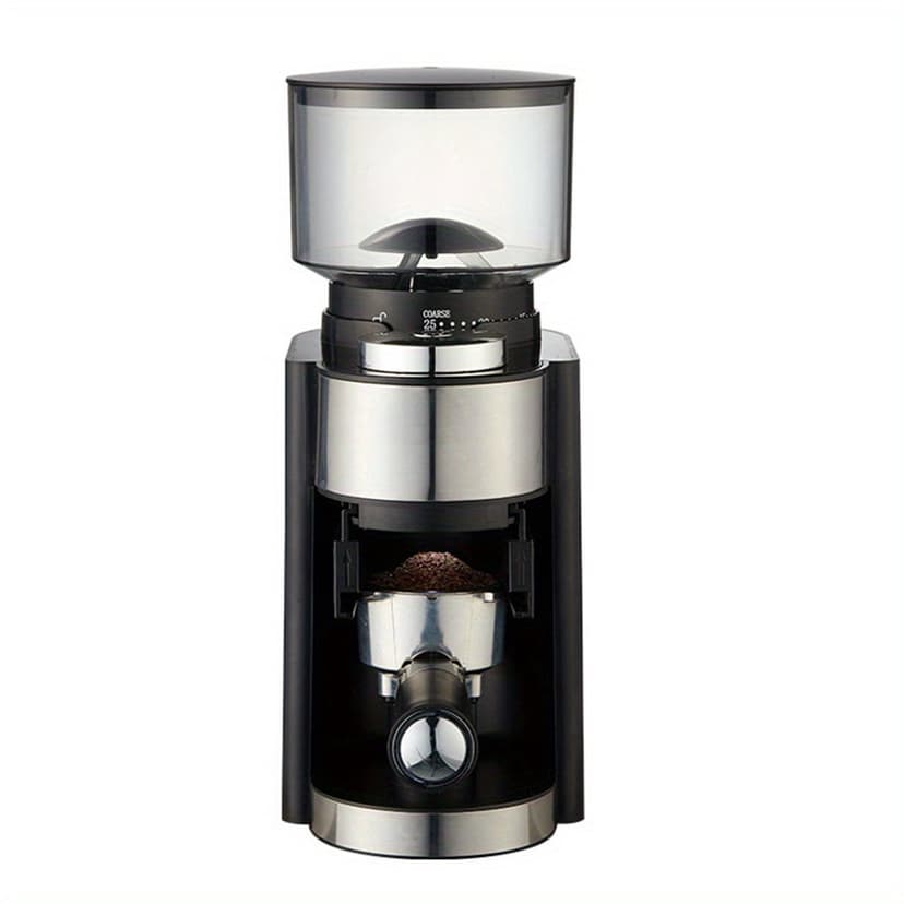 MesaSe Lixada Electric Burr Coffee Grinder Adjustable Automatic Conical Burr Mill Coffee Bean Grinder with 25 Grind Setting for 2-12 Cups Capacity French Press Drip Coffee and Espresso Bl