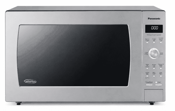 Open Box – Panasonic NN-SD975S 2.2 Cu. Ft. Cyclonic Wave Inverter Countertop Microwave Oven, 1250W, Stainless Steel