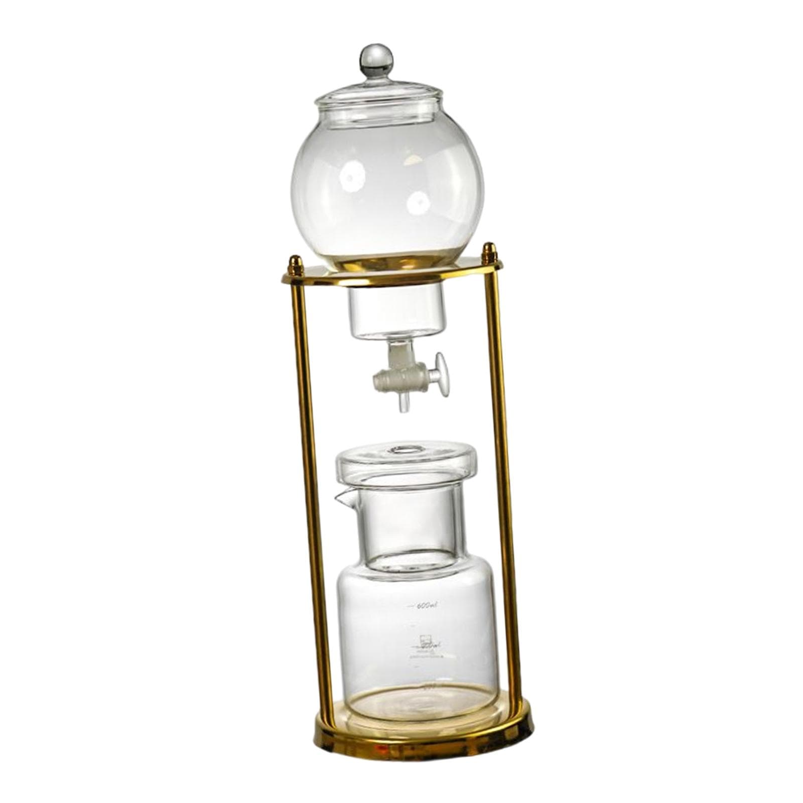 Ice Drip Coffee Pot Coffee Mug Drip Coffee Machine Portable 600 Maker Drip Pot for Office Home