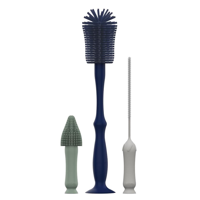 Dr. Brown's Silicone Cleaning Brush Set with Bottle, Spout, and Straw Brushes BPA Free 3 pack