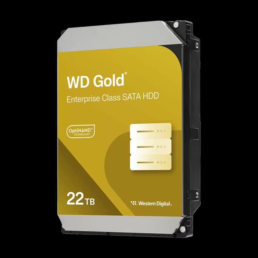 Western Digital 24TB WD Gold Enterprise Class SATA HDD, 3.5" Internal Hard Drive HDD, 7200 RPM, 512MB Cache, CMR - WD242KRYZ