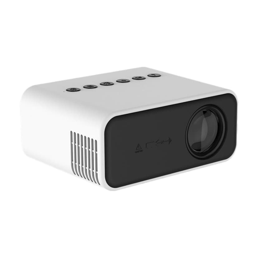 EGNMCR Projector Mini Projector Mini Portable Automatic HD Projector Portable Outdoor/Indoor Movie Projector A Projector
