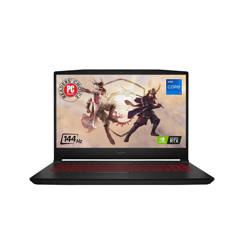 MSI Katana gF66 156 144Hz FHD gaming Laptop: Intel core i7-12650H RTX 3050 Ti 16gB 512gB NVMe SSD, Type-c USB 32 gen 1, High-ResoluTion Audio, cooler Boost 5, Win11 Home: Black 12UD-436