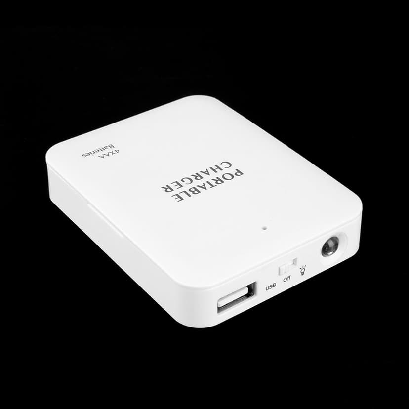 NEW Portable USB 4AA Battery Emergency Charger Power Bank Case For Cell Phone one pack