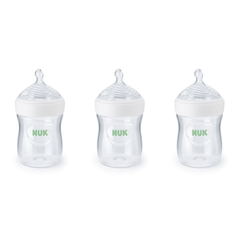 NUK Simply Natural Bottle with SafeTemp, 5-oz, 0+ Months