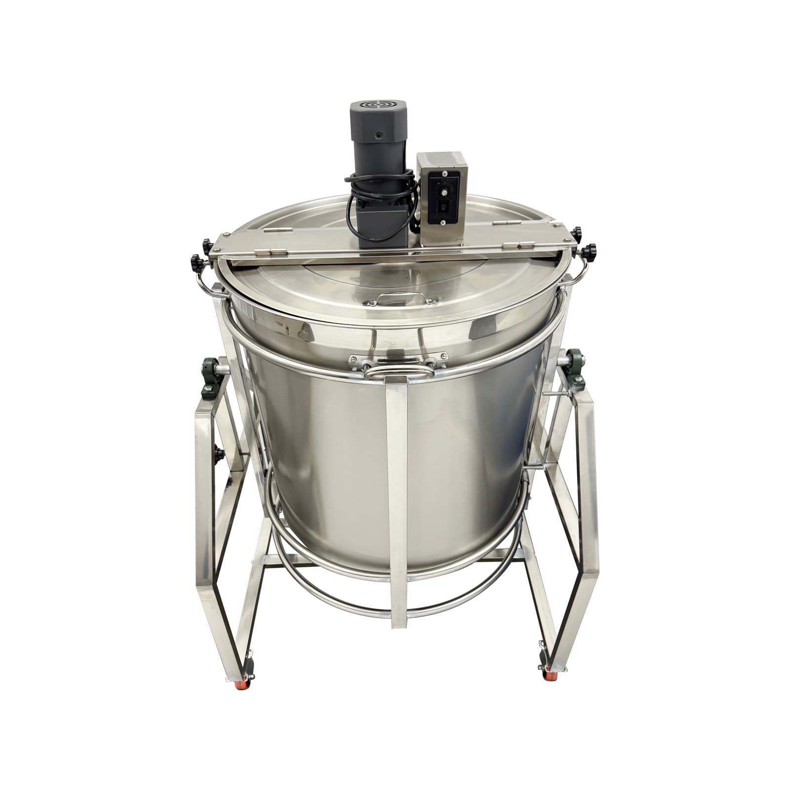 25.9Gallon Automatic Pot Stirrer Commercial Food Mixer Sauce Cooking Mixer Boiler Natural Gas 110V