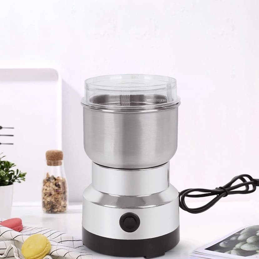 Aodebiao **Premium Stainless Steel Electric Burr Coffee Grinder, Fast Quiet Grinding for Espresso & Drip, Mill Machine for Home Barista, Easy Clean, Kitchen Gadget Gift**