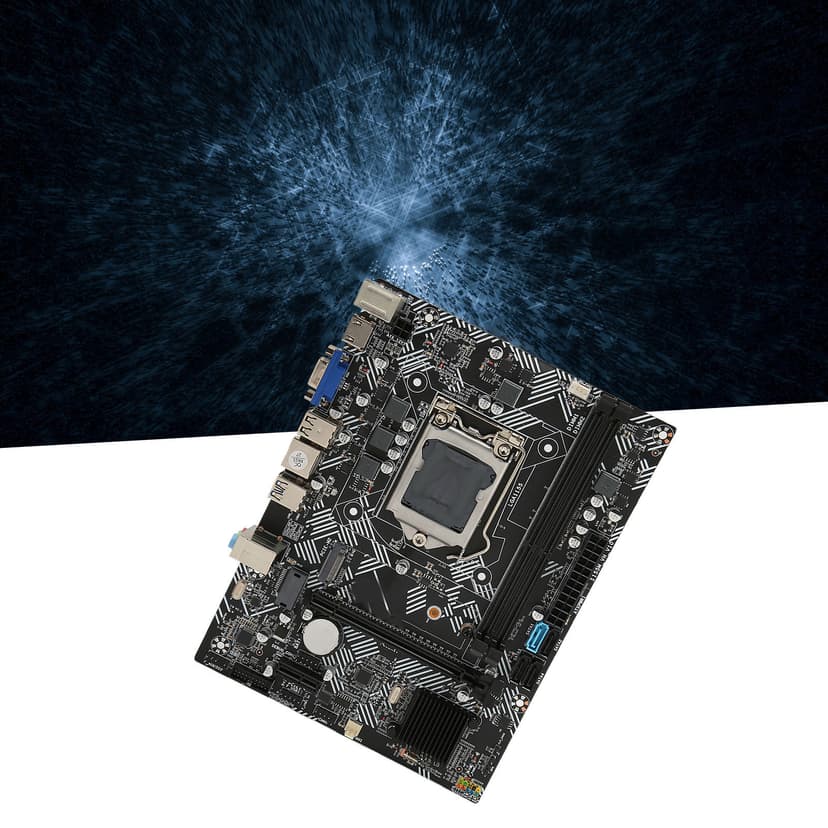 LGA 1151 Motherboard, Computer Motherboard Stable Performance 100Mbps NIC M.2 Interface for Desktop PC