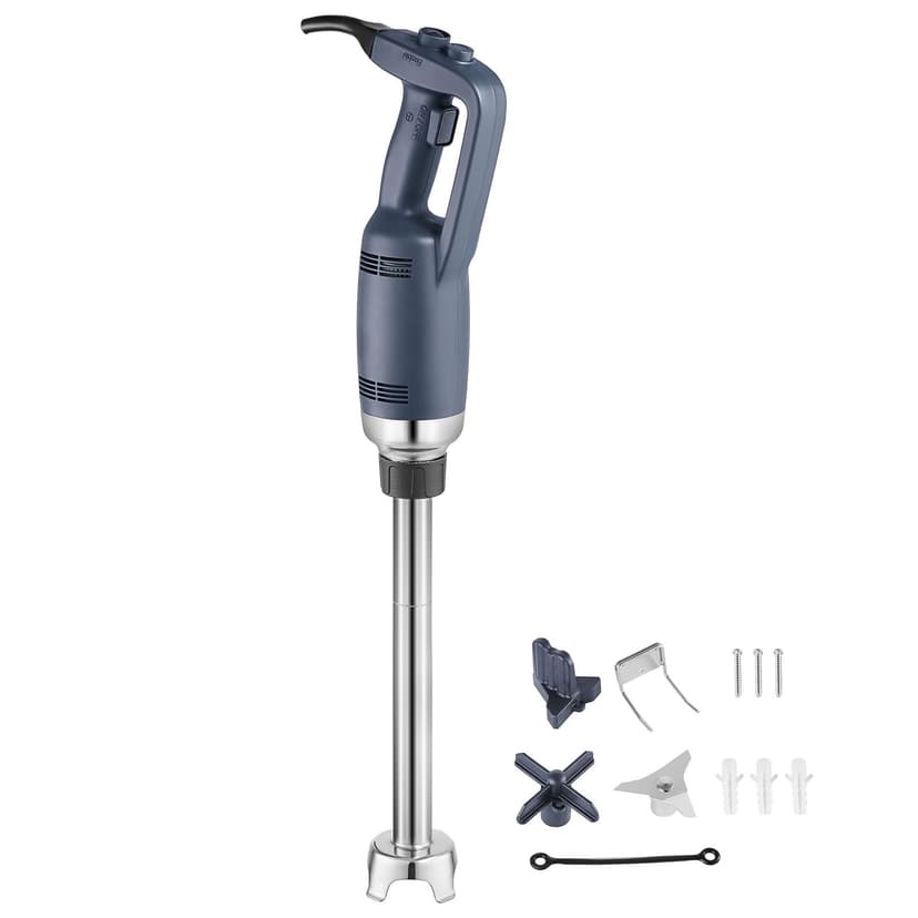 KFFKFF Commercial Immersion Blender, 350W Heavy Duty Hand Mixer, 20 inch Stepless Variable Speed Mixer with Stainless Steel Blade, Multi-Purpose Portable Mixer for Soup, Sauces, Mashed Potatoes