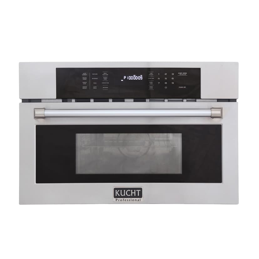 Kucht Professional 1.6 cu ft Built-in Air Fryer and Convection Microwave in Stainless Steel