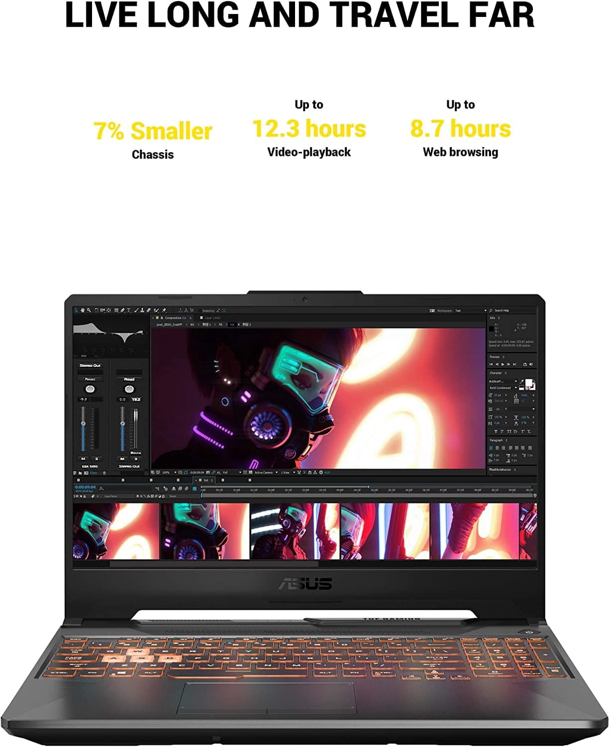Refurbished ASUS TUF506IV-AS76 TUF Gaming A15 Gaming Laptop, 15.6'' 144Hz Full HD IPS-Type, AMD Ryzen 7 4800H, GeForce RTX 2060, 16GB DDR4, 1TB PCIe SSD, 90WHr Battery, RGB Backlit KB, Windows 10 Home