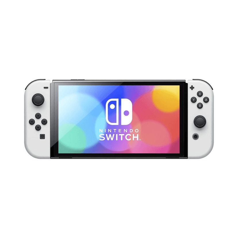 Nintendo Switch – Modèle OLED Console avec Joy-Con Blancs, 64 Go (Remis à neuf)