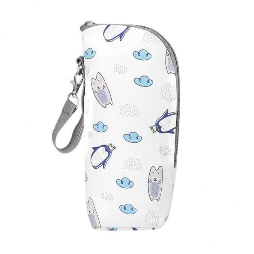 Siruishop 3xMultifunctional Milk Bottle Warm Bag Breastmilk Storage Bags Bag Cartoon White