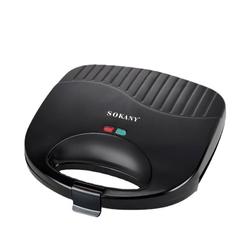 Jinsinto Sandwiches Manufacturer panini Press waffles iron set for sandwiches Grilled cheesesteak (Black)