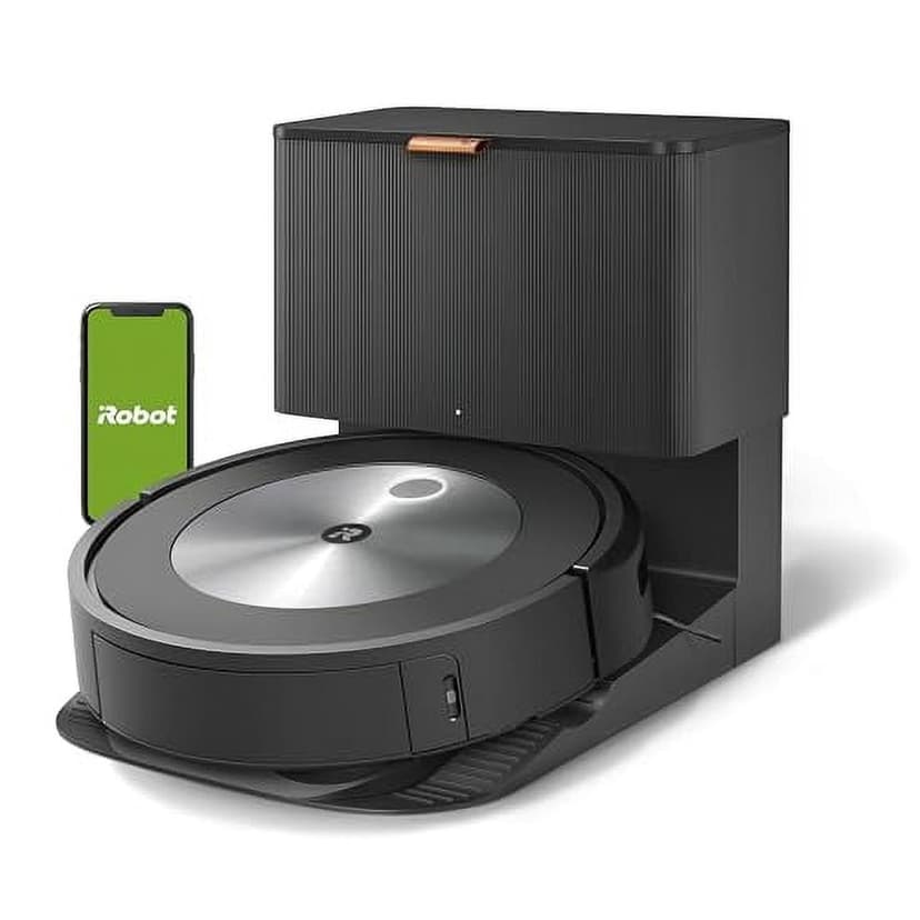 iRobot Roomba j7+ (7550) Self-Emptying Robot Vacuum - Uses PrecisionVision Navigation to identify & avoid objects like Socks, Shoes, & Pet Waste, Smart Mapping, Self-Empty for Up to 60 Days