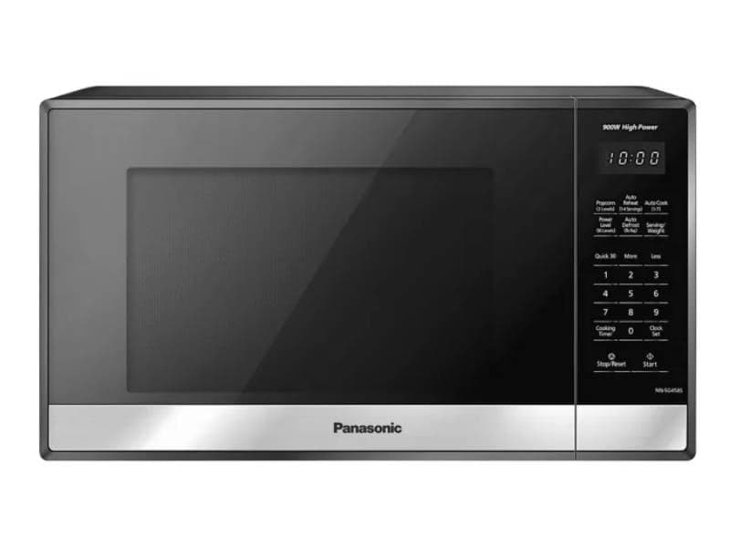OPEN BOX- 19" Panasonic 0.9 Cu. Ft. Microwave in Black Stainless Steel - NNSG458S
