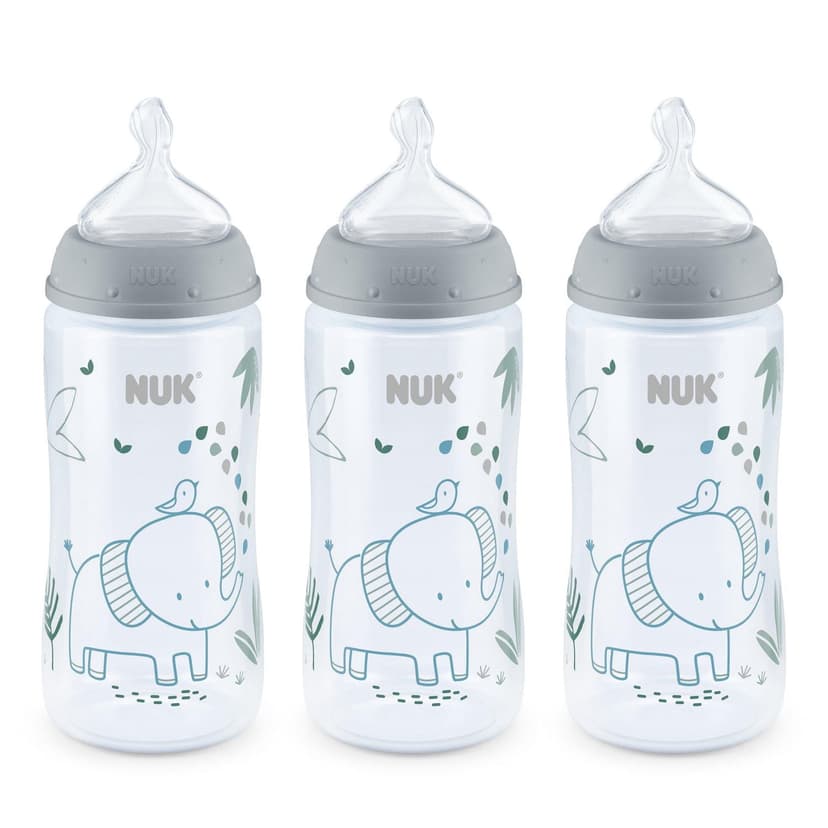 NUK Smooth Flow Anti-Colic Bottles, 3x10oz Bottles