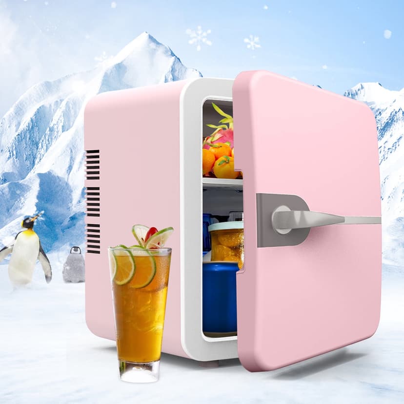 EGNMCR 6L Car Refrigerator Mini Refrigerator Small Refrigerator Mini Car Refrigerator Car Home Beauty Refrigerator Mini Freezer