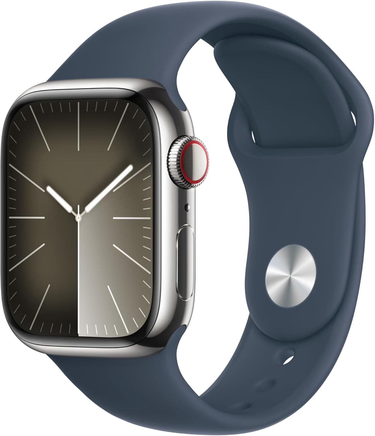 Refurbished Apple Watch Series 9 Stainless Steel 41mm A2982 (GPS + Cellular) Silver (Grade A)