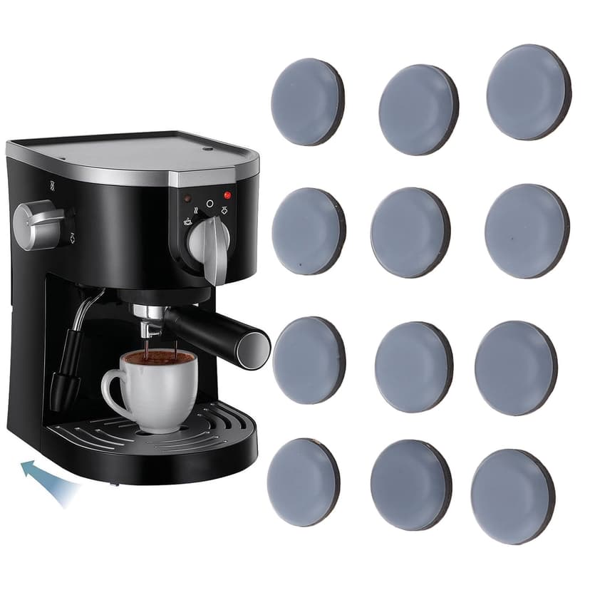 Adhesive Appliance Sliding Pad, 12 Pcs Appliance Slider Self Stick Lightweight for Coffee Makers