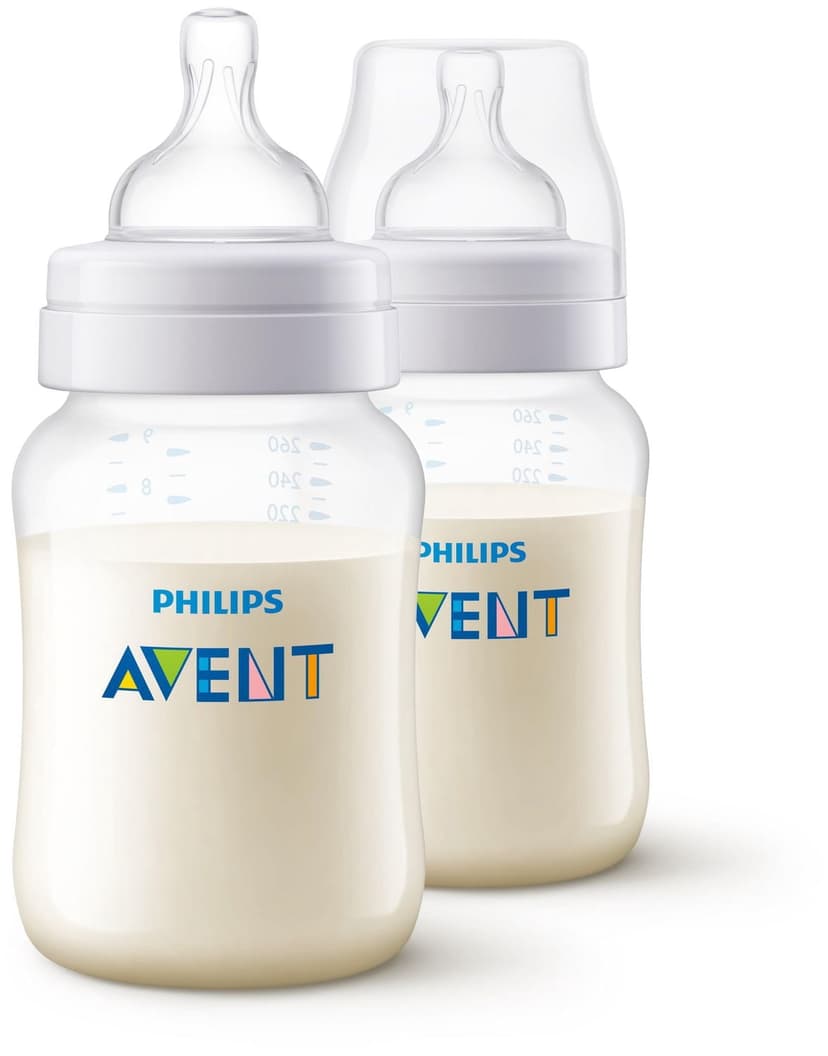 Philips Avent Anti-colic Baby Bottle, 2x9oz Bottles, SCY103/02