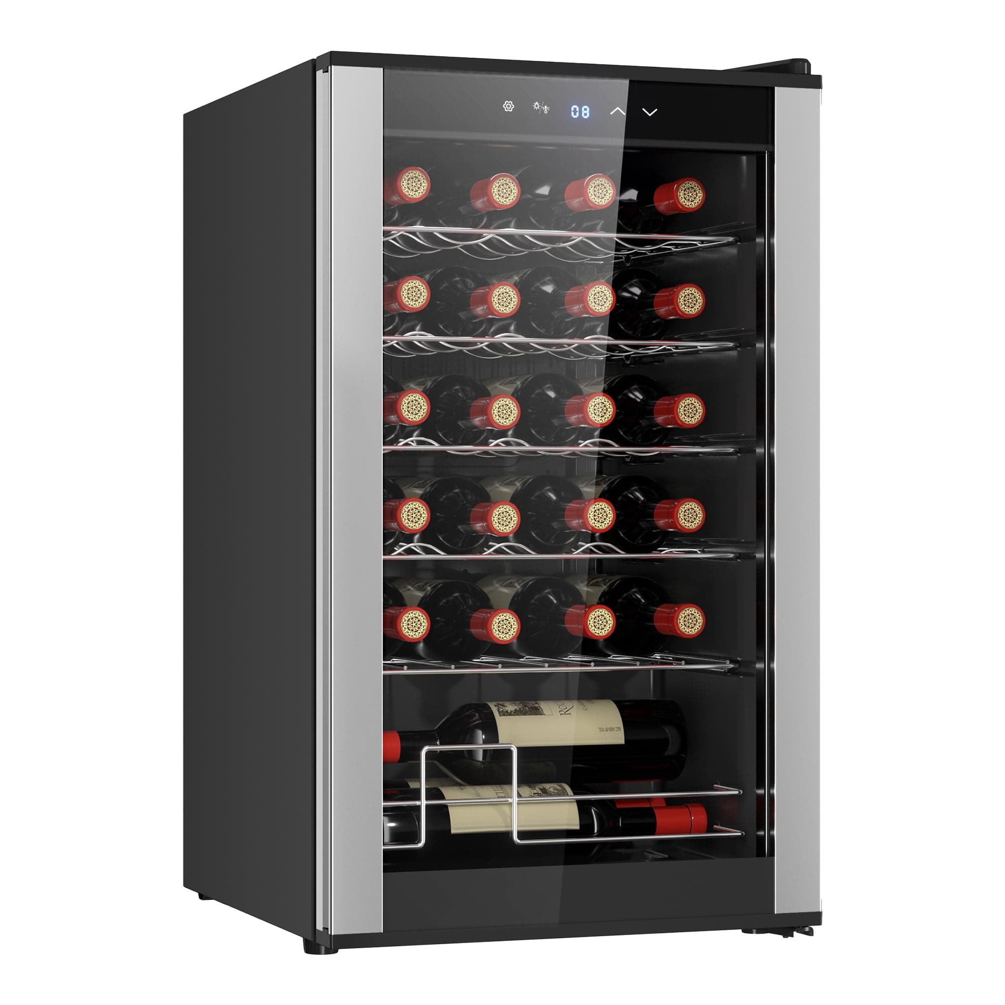 Koolatron 24 Bottle Wine Cooler | Freestanding Compressor Wine Fridge