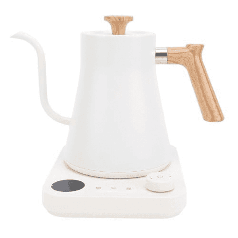 Stainless Steel Electric Kettle Electric Kettle Gooseneck Kettle, 800Ml Water Kettle, Tea Pot Stainless Steel for Coffee & Tea with Fast Heating, Auto-Shut Off and Boil-Dry Protection Tech