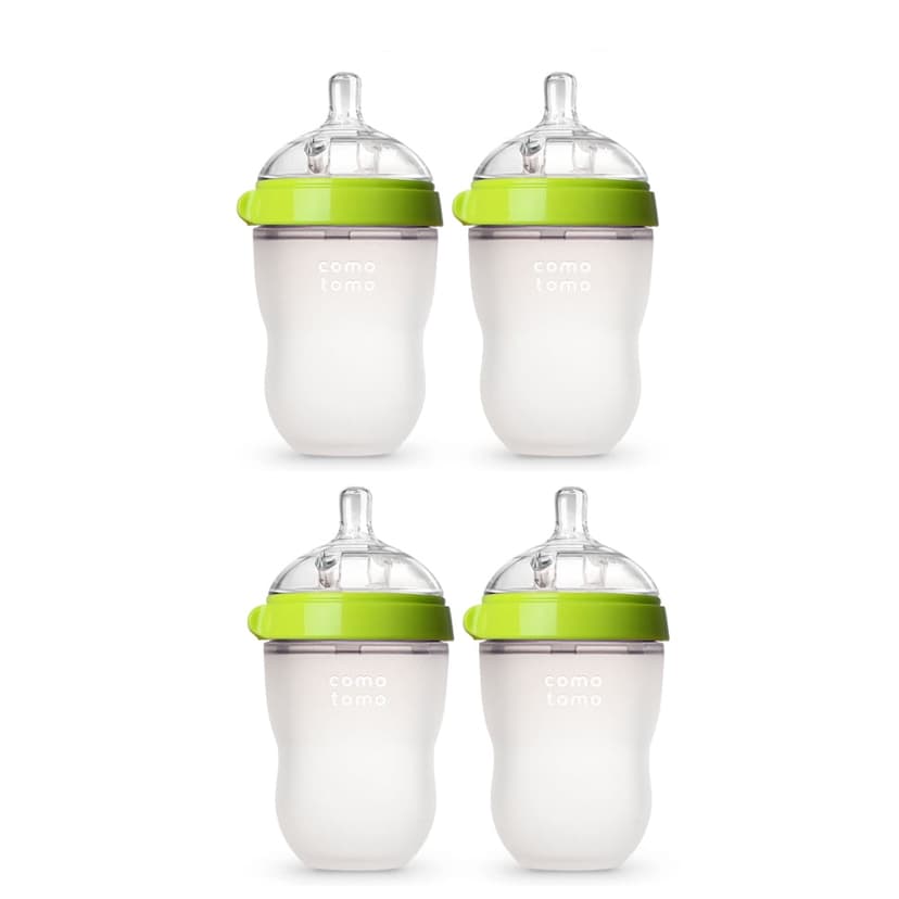Comotomo Double Pack Bundle, Green (4x250ml)