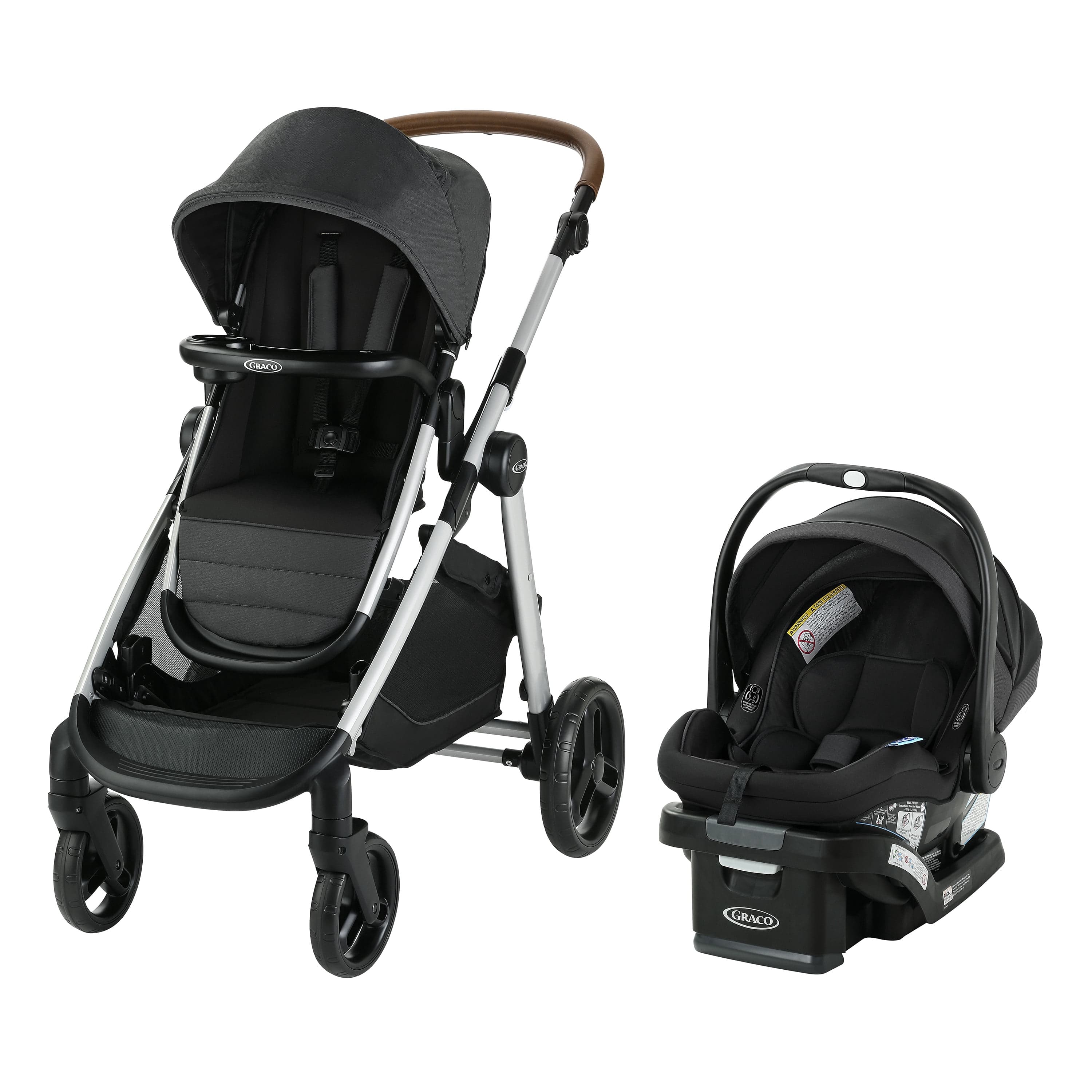 Graco Modes Nest2Grow Travel System, Baby Stroller and Car Seat Combo, Rear-Facing from 1.8-16 kg (4-35 lb)