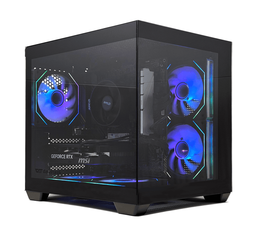 Unitechx Gaming RGB Desktop Tower PC- Intel Core i7 6700 / 16 GB RAM / 1TB SSD /Nvidia GeForce RTX 3050 / Windows 11 Pro